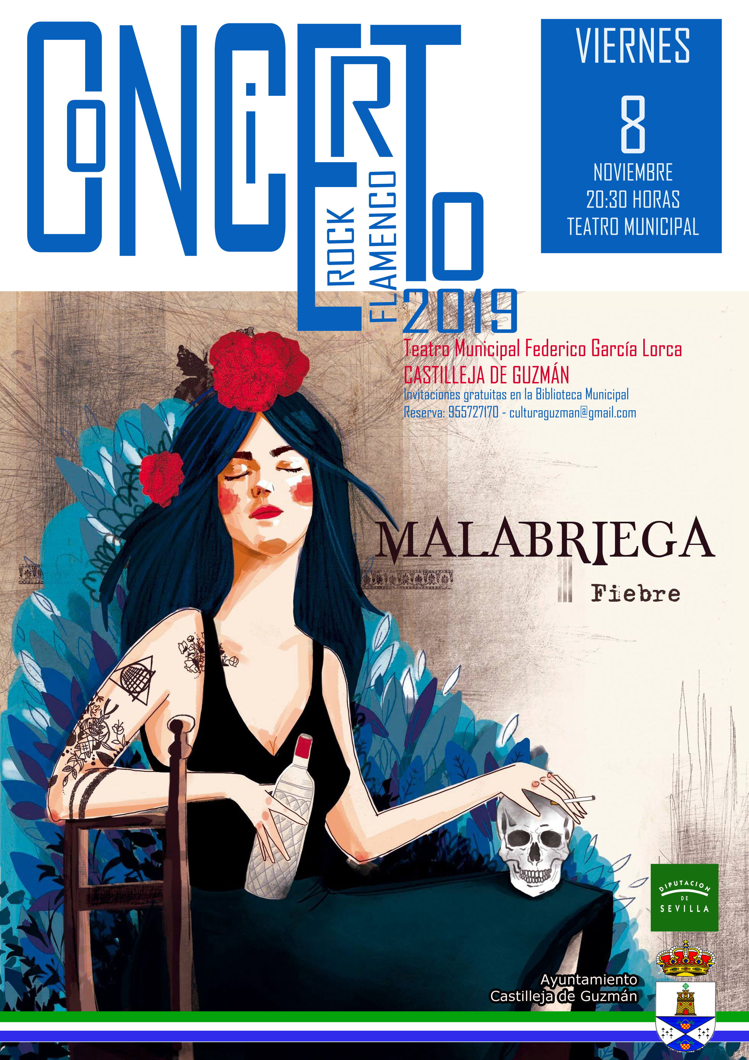 CARTEL CONCIERTO MALABRIEGA 1