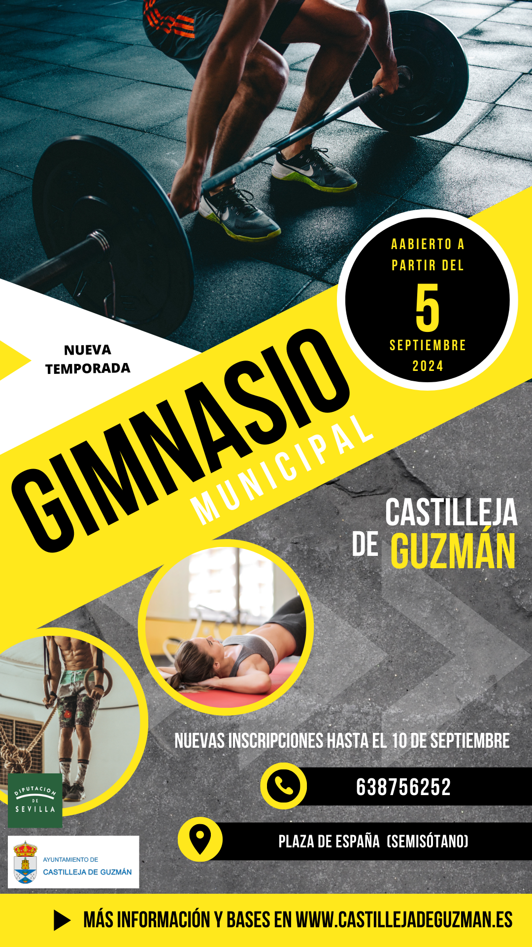 Cartel gimnasio 2025