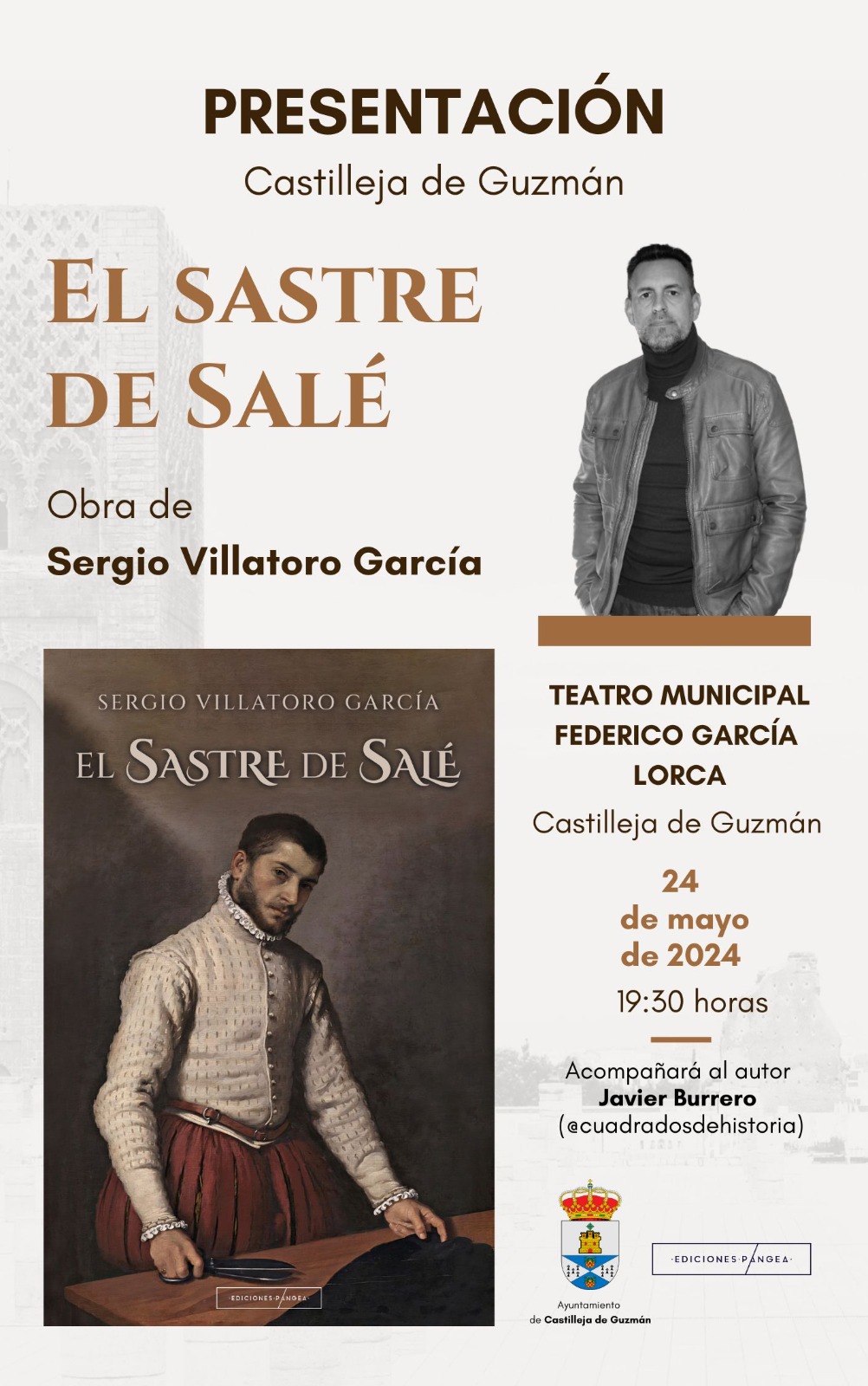 Cartel Presentación libro Sergio Villatoro