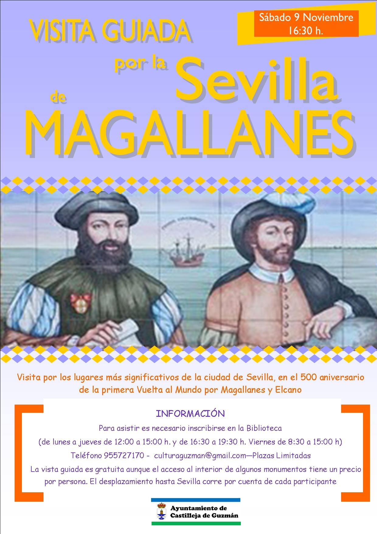 Cartel VISITA GUIADA Magallanes 1