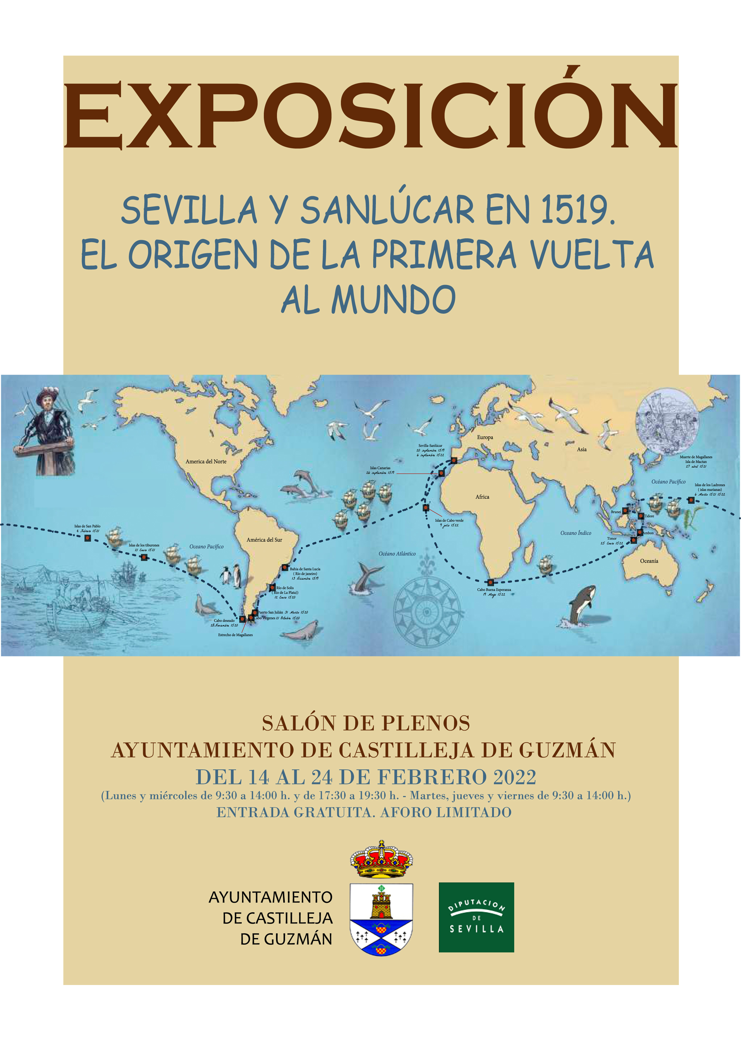 Cartel exposición Magallanes