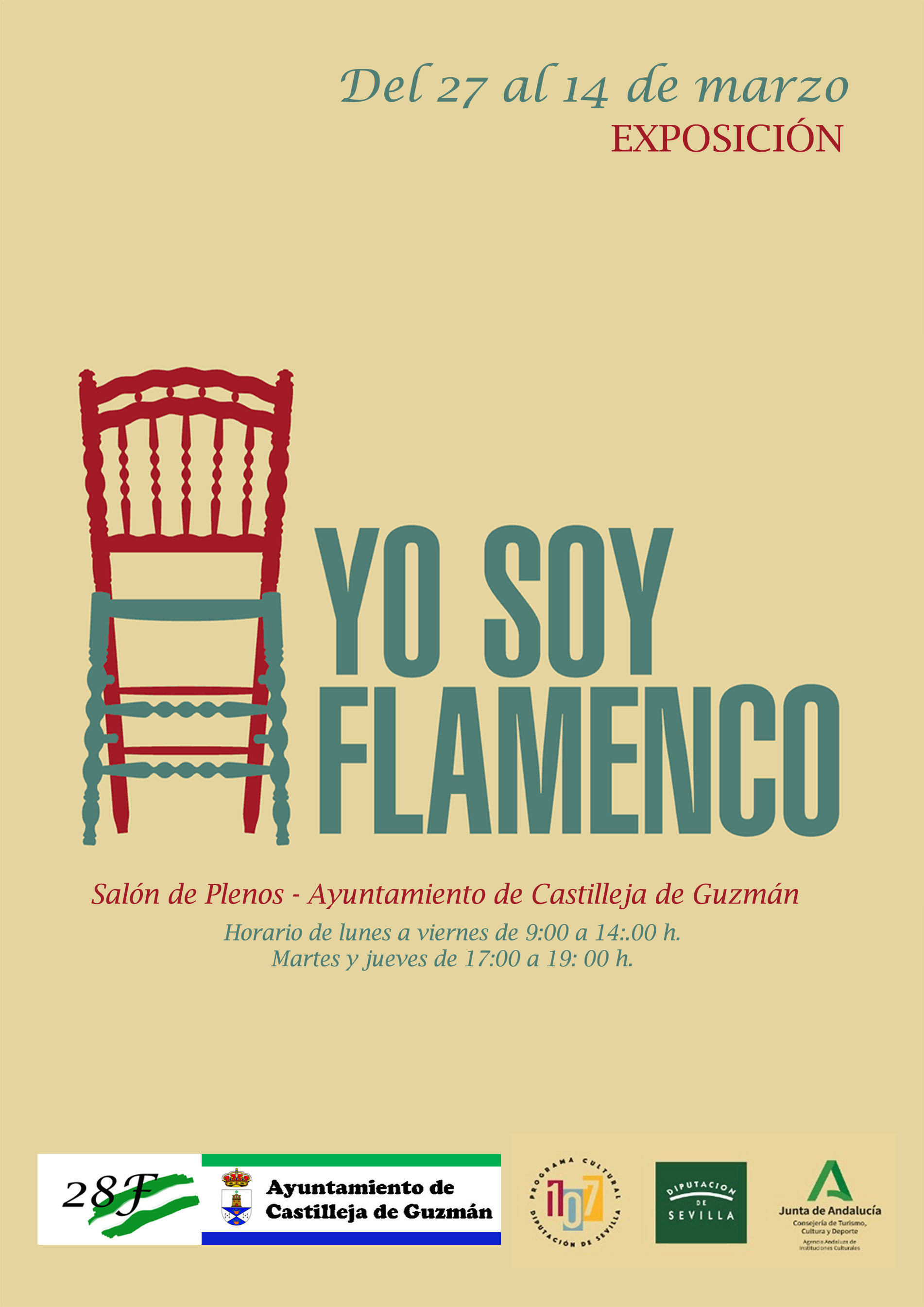 Cartel soy flamenco
