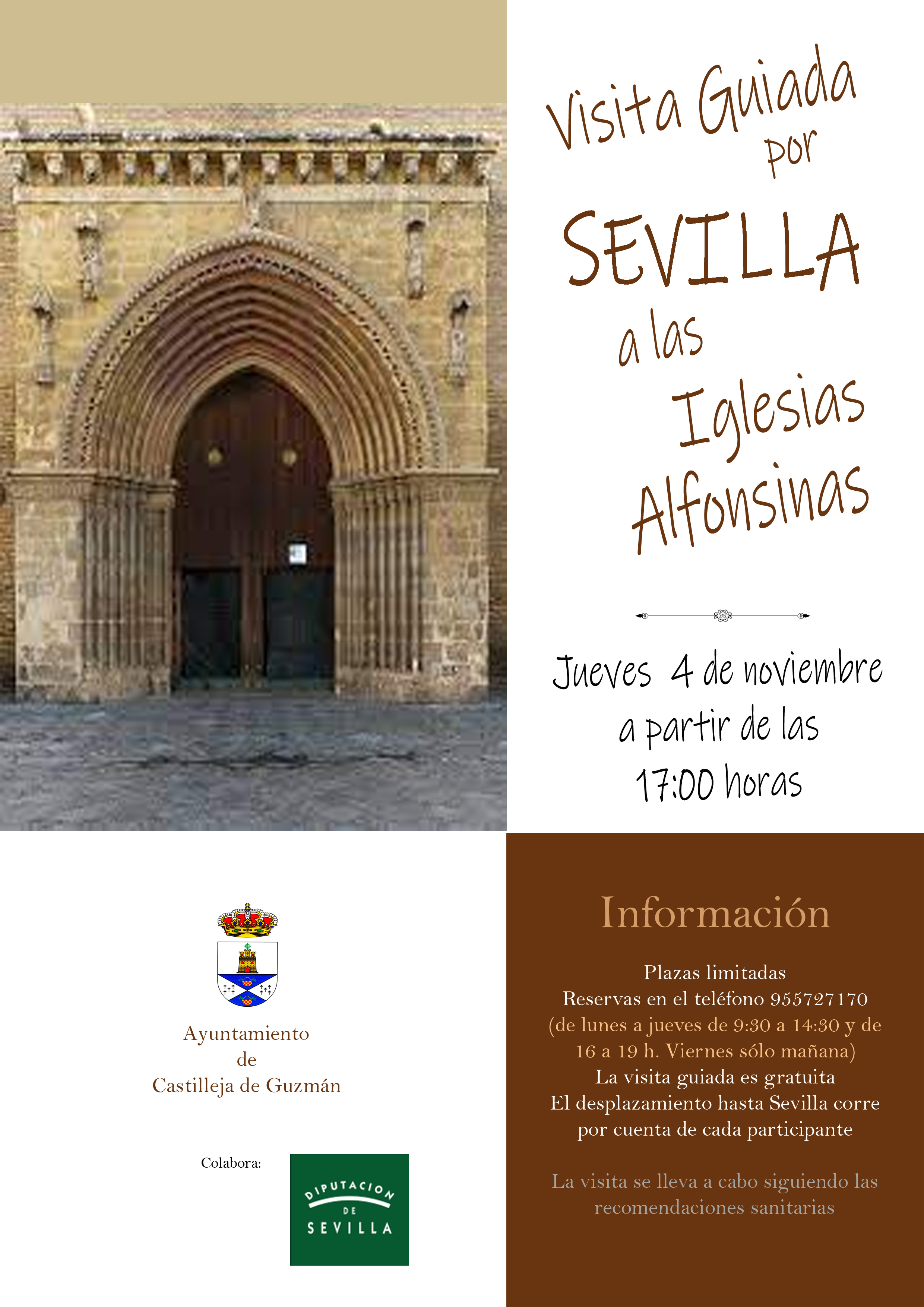 Cartel visita guiada Alfonsinas
